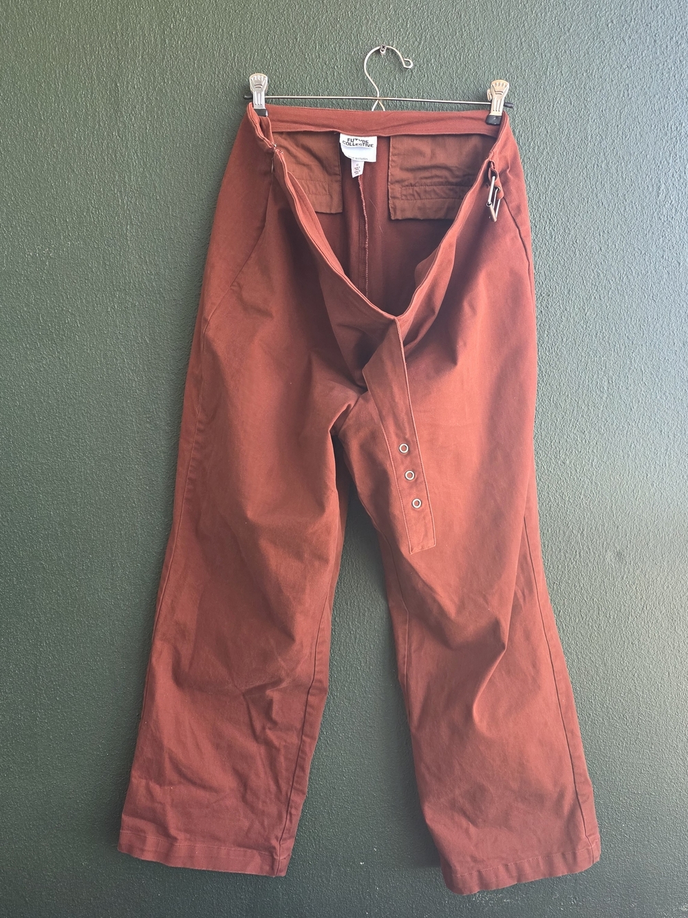 Straight Leg Pants in Rust Sz 16 - Picture 4 of 12